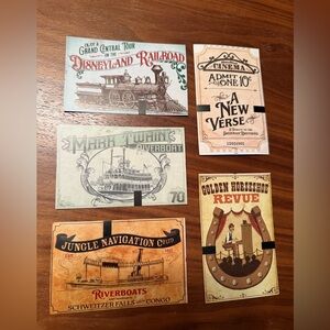 Disneyland 70th Anniversary Magicband Collectible Cards Tickets